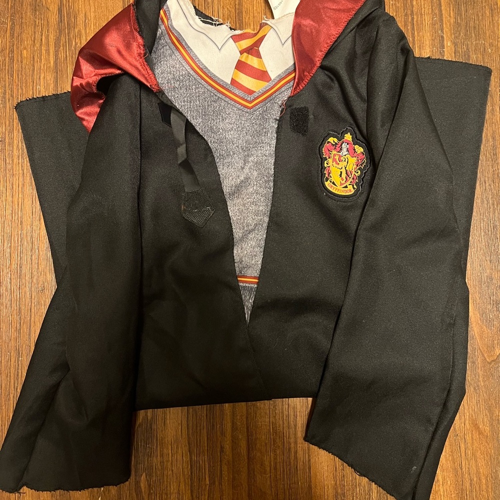 Hermione Harry Potter Costume Black and Red Wizard Robe